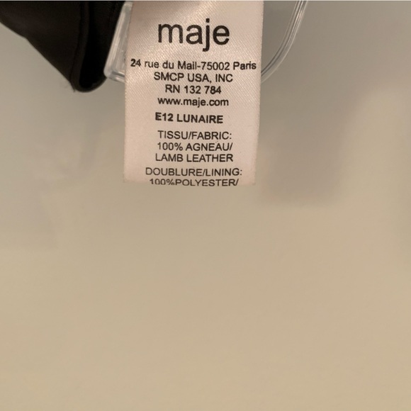 Maje leather pants - Picture 2 of 7